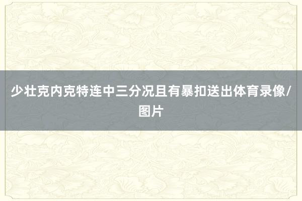 少壮克内克特连中三分况且有暴扣送出体育录像/图片