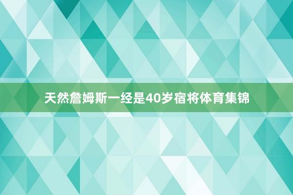 天然詹姆斯一经是40岁宿将体育集锦