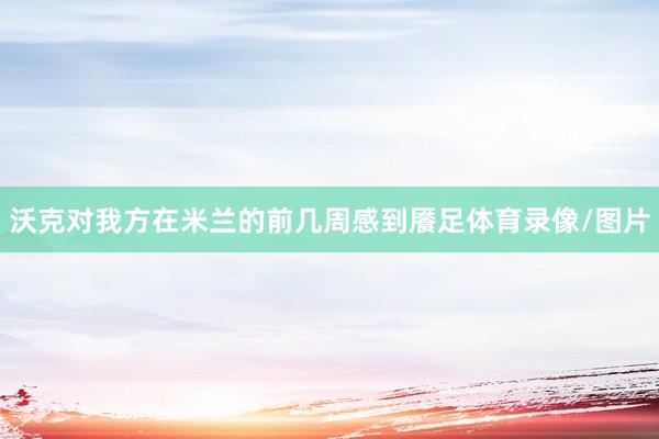 沃克对我方在米兰的前几周感到餍足体育录像/图片