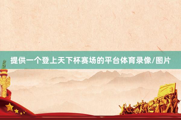 提供一个登上天下杯赛场的平台体育录像/图片