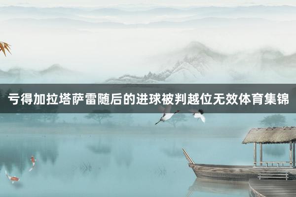 亏得加拉塔萨雷随后的进球被判越位无效体育集锦