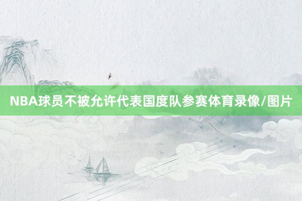 NBA球员不被允许代表国度队参赛体育录像/图片