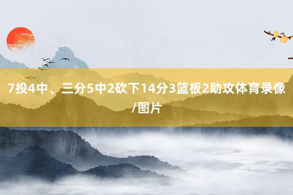 7投4中、三分5中2砍下14分3篮板2助攻体育录像/图片